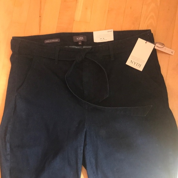 NYDJ Women Marilyn Straight W/ Trouser Detail Size 18WP - Picture 4 of 12